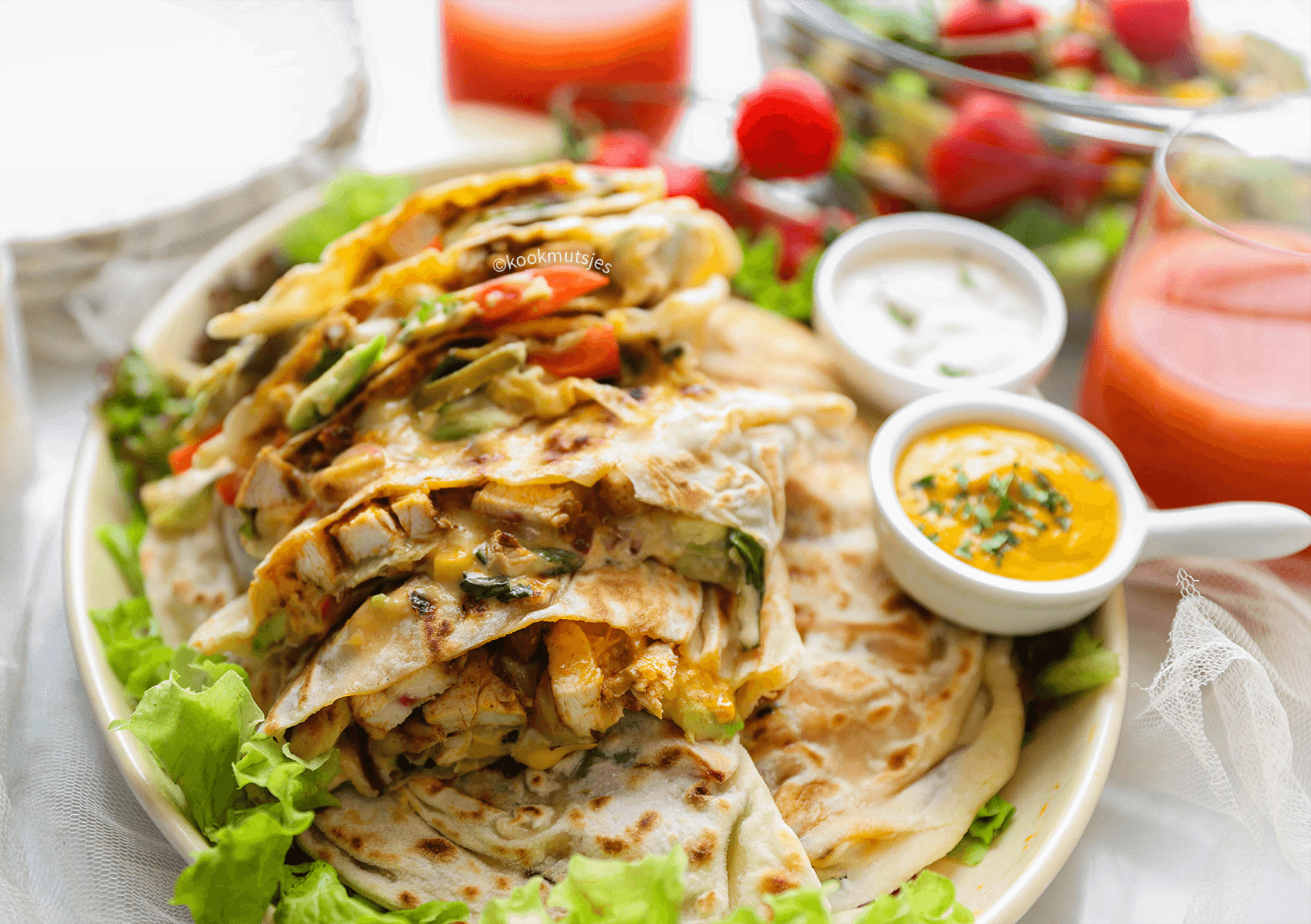 Broodjes kip Kookmutsjes