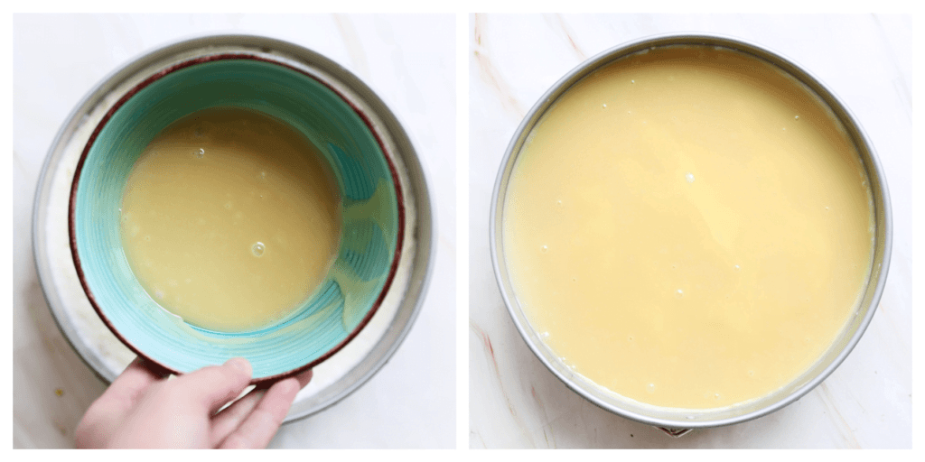 Voeg de witte chocolade ganache toe boven op het kokosmengsel. Laat het gelijkmatig uitvloeien. Zet de kokos-chocoladetaart, afgedekt, in de koelkast. Laat het 4-5 uur opstijven, bij voorkeur een nachtje zodat de smaken goed kunnen intrekken.