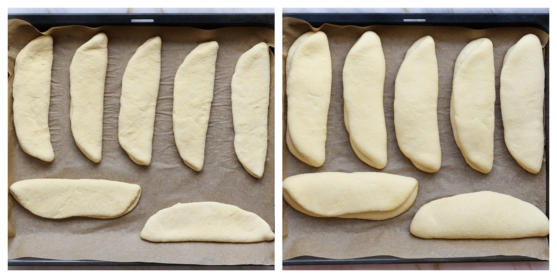 Deeg laten rijzen tot het in formaat is verdubbeld