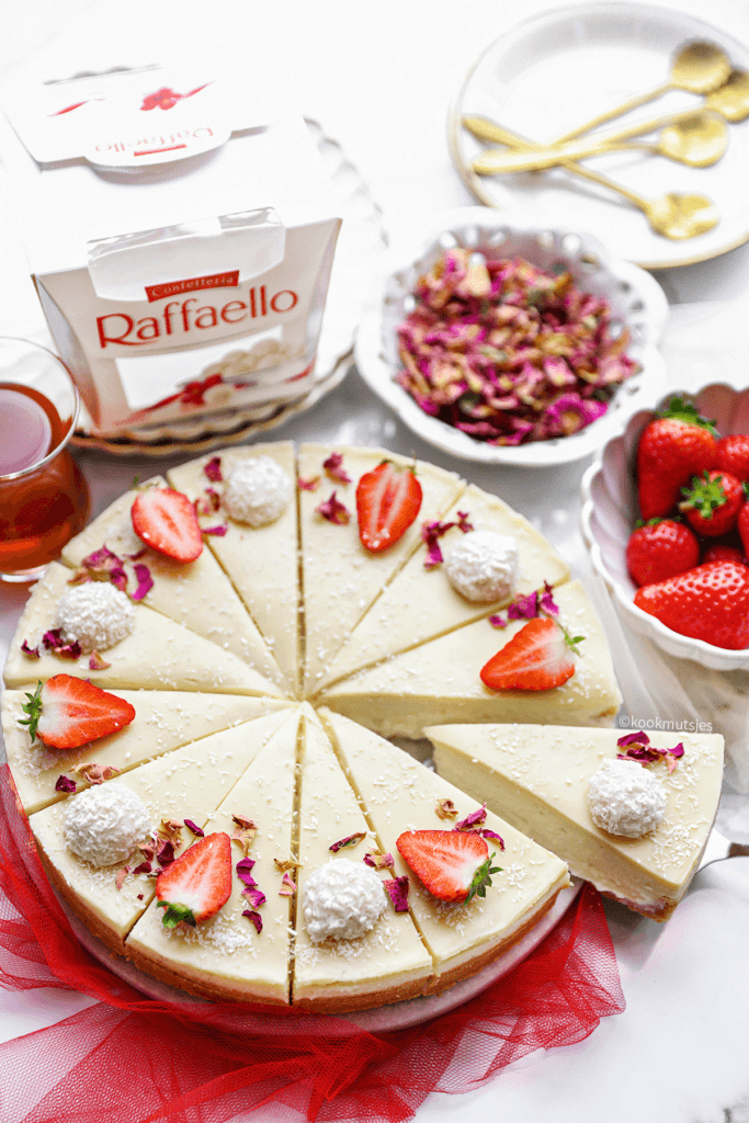 Kokos-chocoladetaart eindresultaat Kookmutsjes