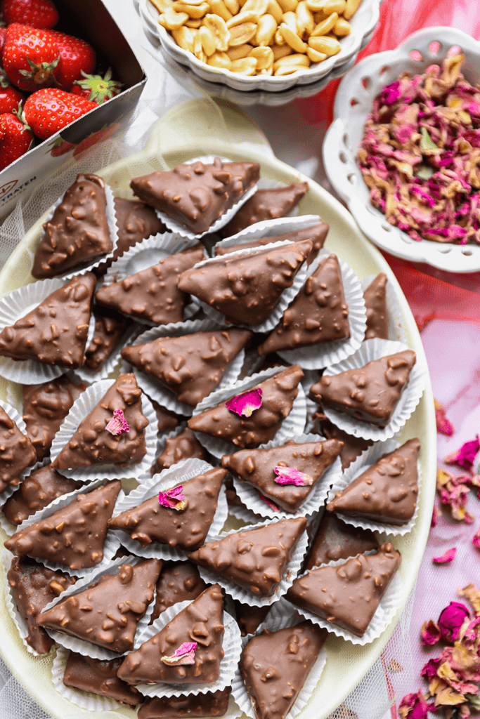 Snickerskoekjes no bake eindresultaat Kookmutsjes