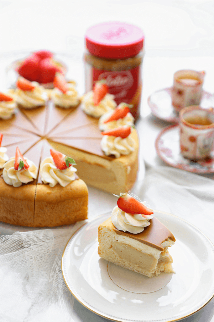 Speculoosroomvlaai puntje einresultaat Kookmutsjes