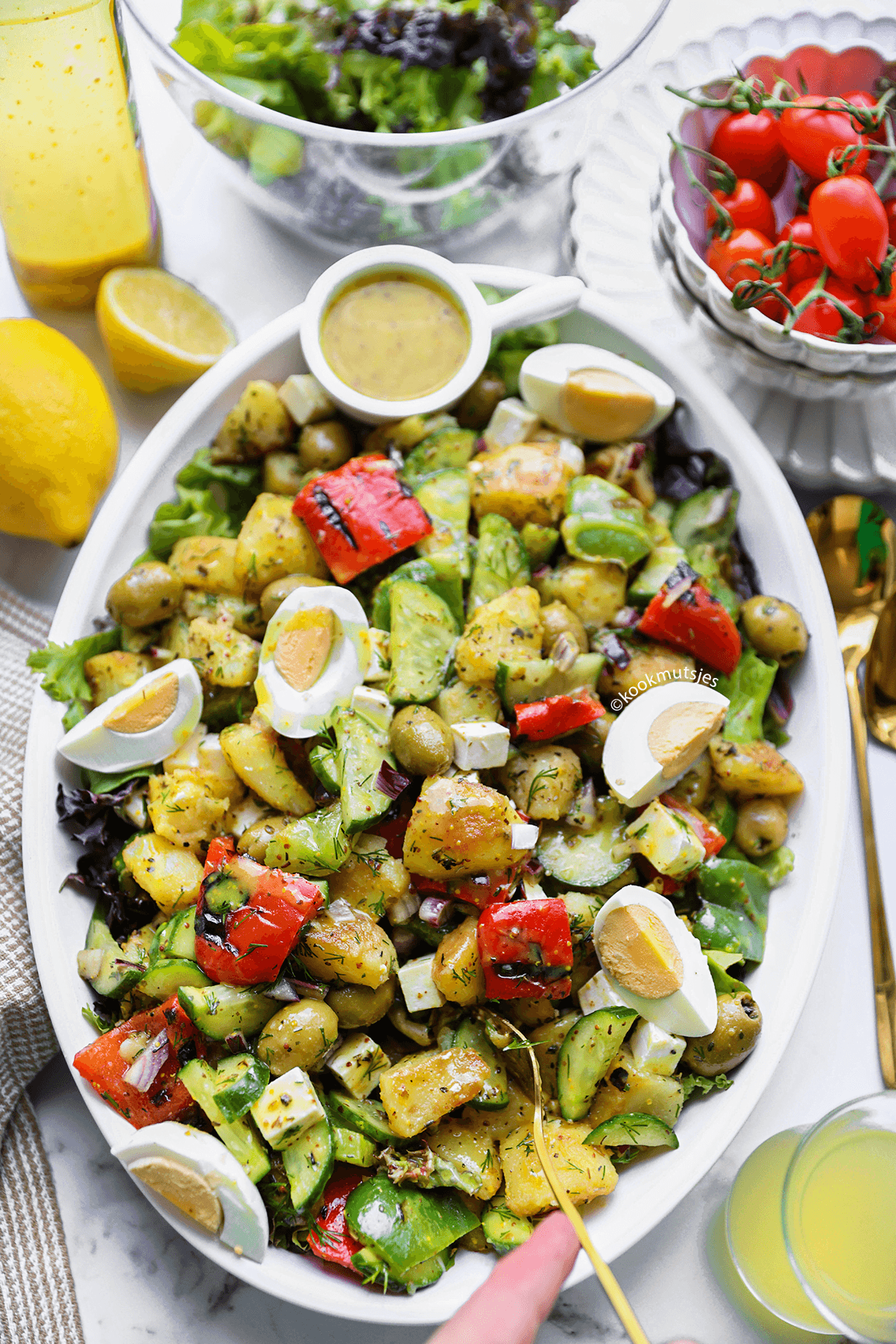 Aardappelsalade eindresultaat Kookmutsjers