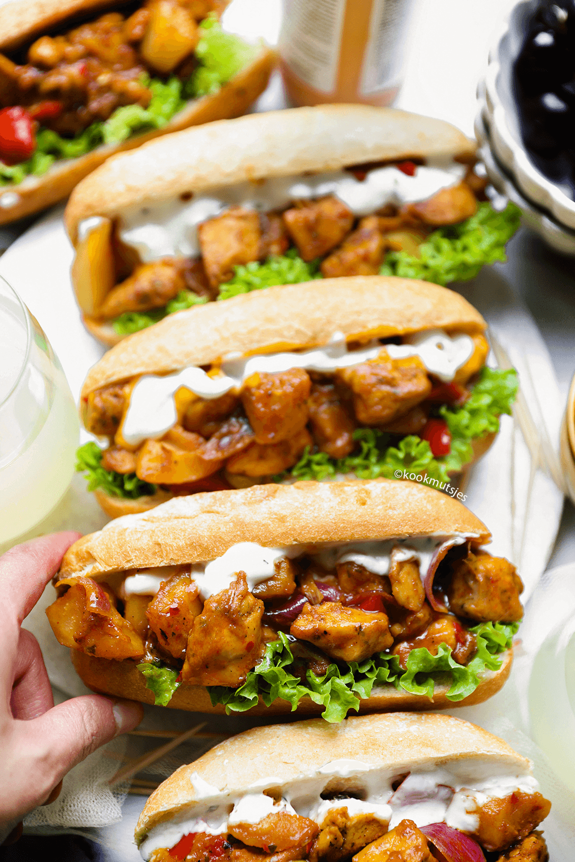 Broodje kip eindresultaat Kookmutsjes