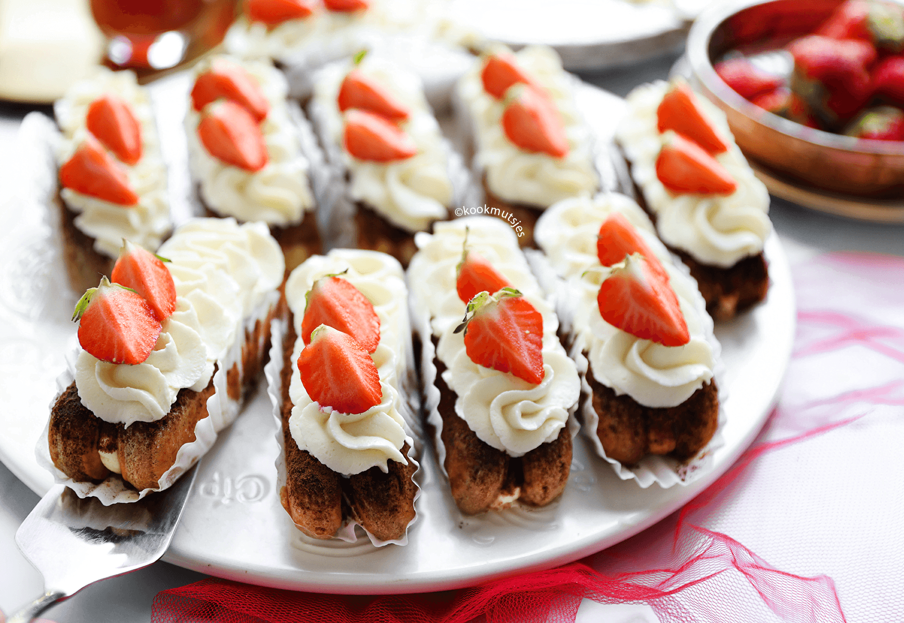 Mini tiramisu desserts