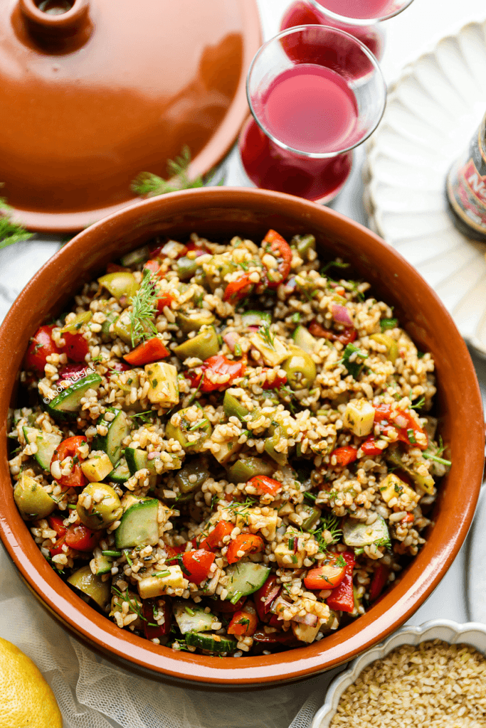 Bulgur salade eindresultaat Kookmutsjes