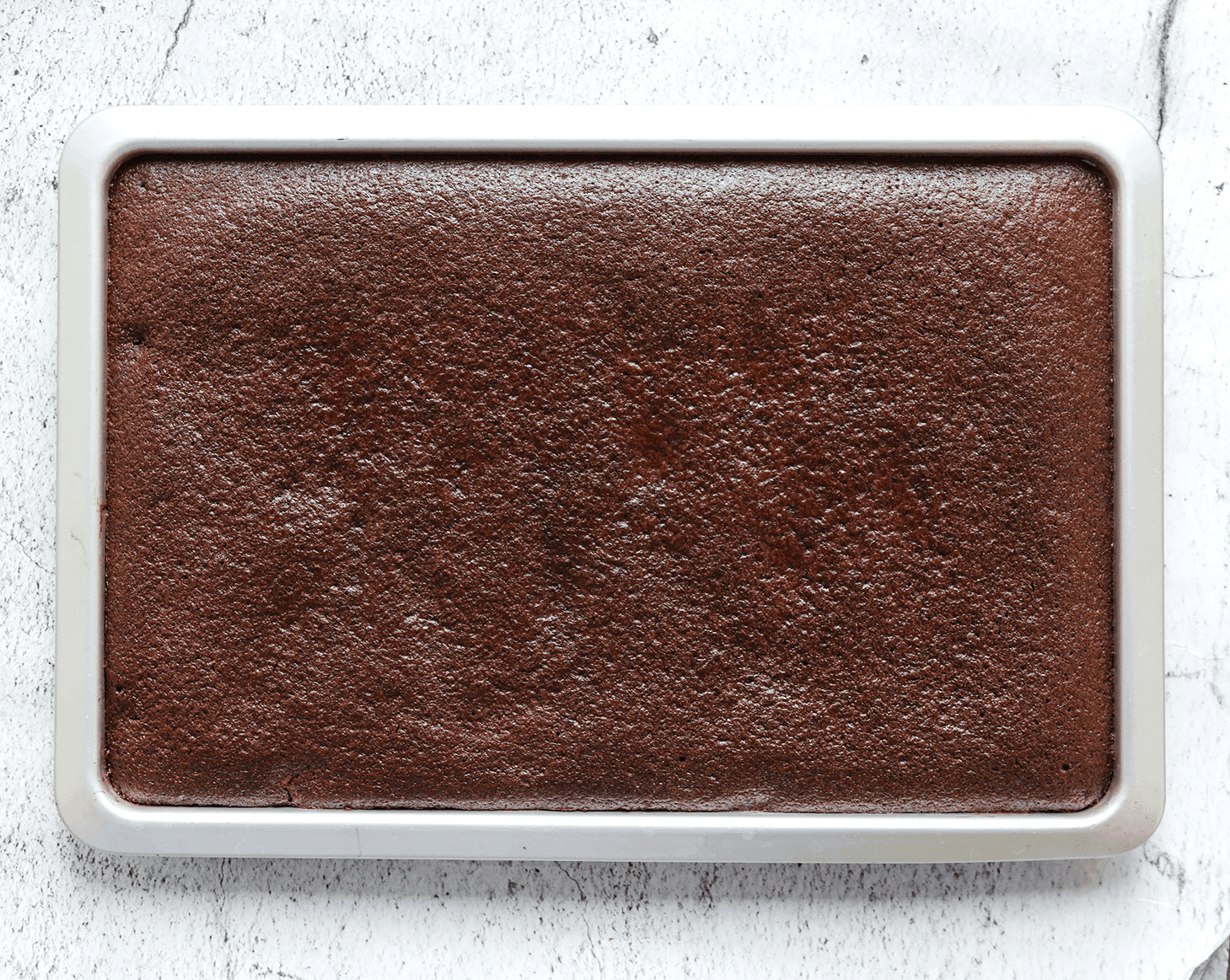 Chocolade cake bakken in de oven