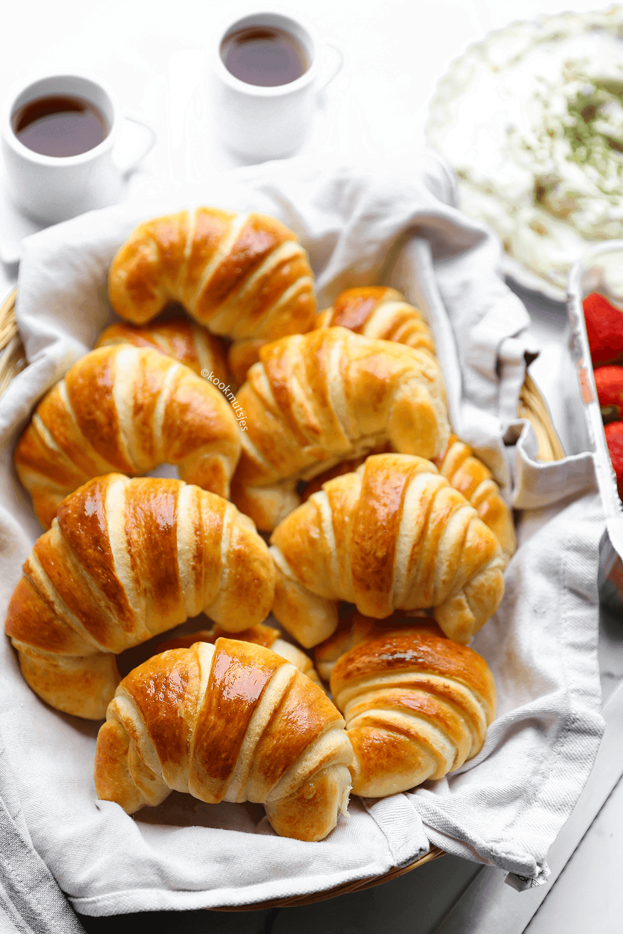 Croissant broodjes eindresultaat Kookmutsjes