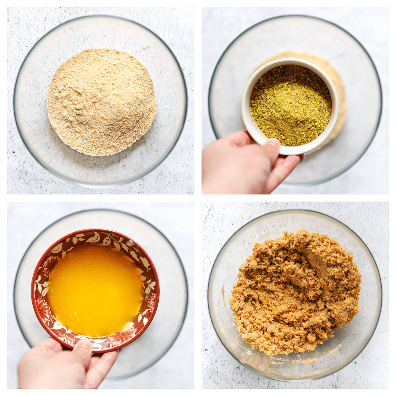 Koekjesdeeg mengen in een diepe kom