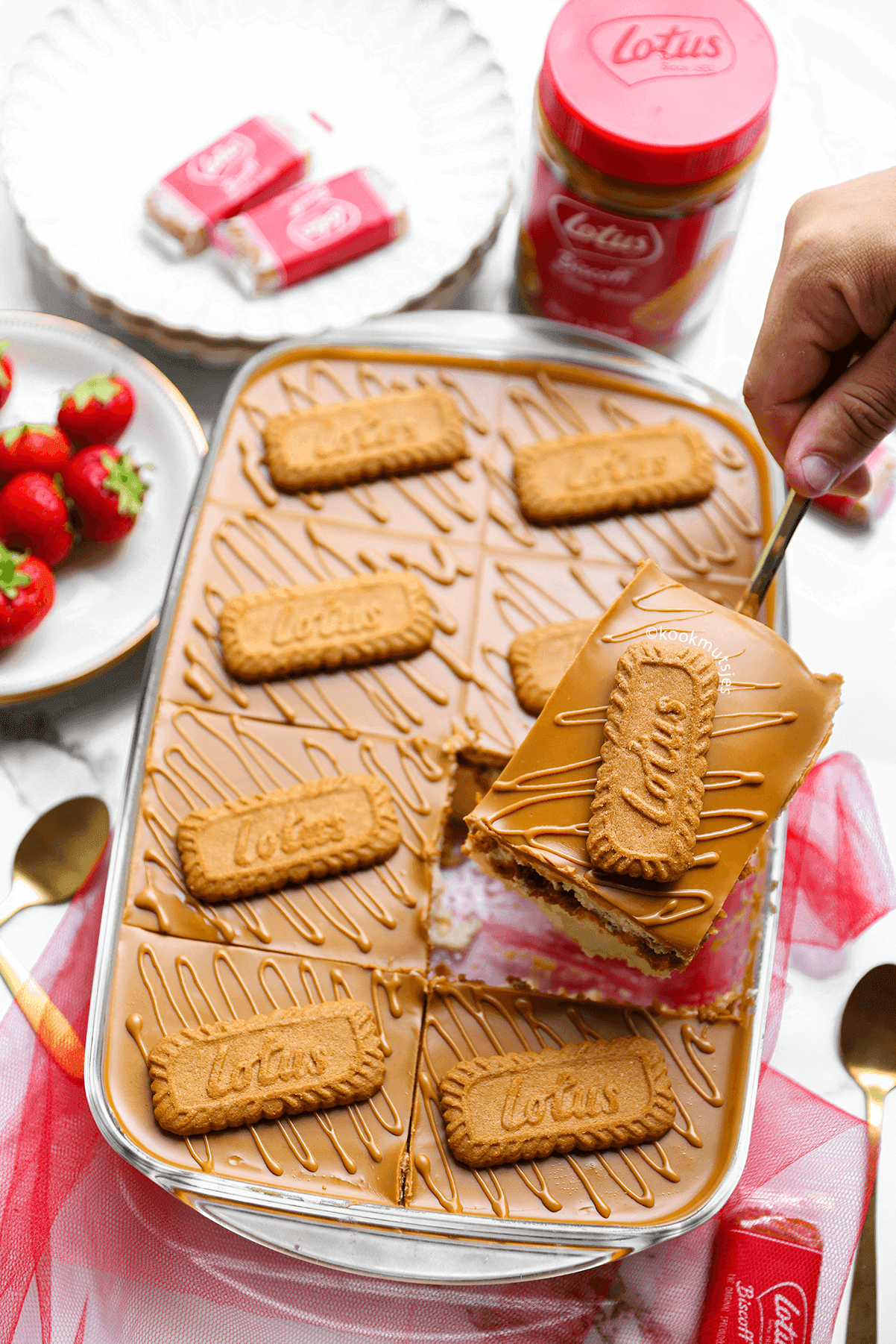 Luchtige speculooscake eindresultaat Kookmutsjes