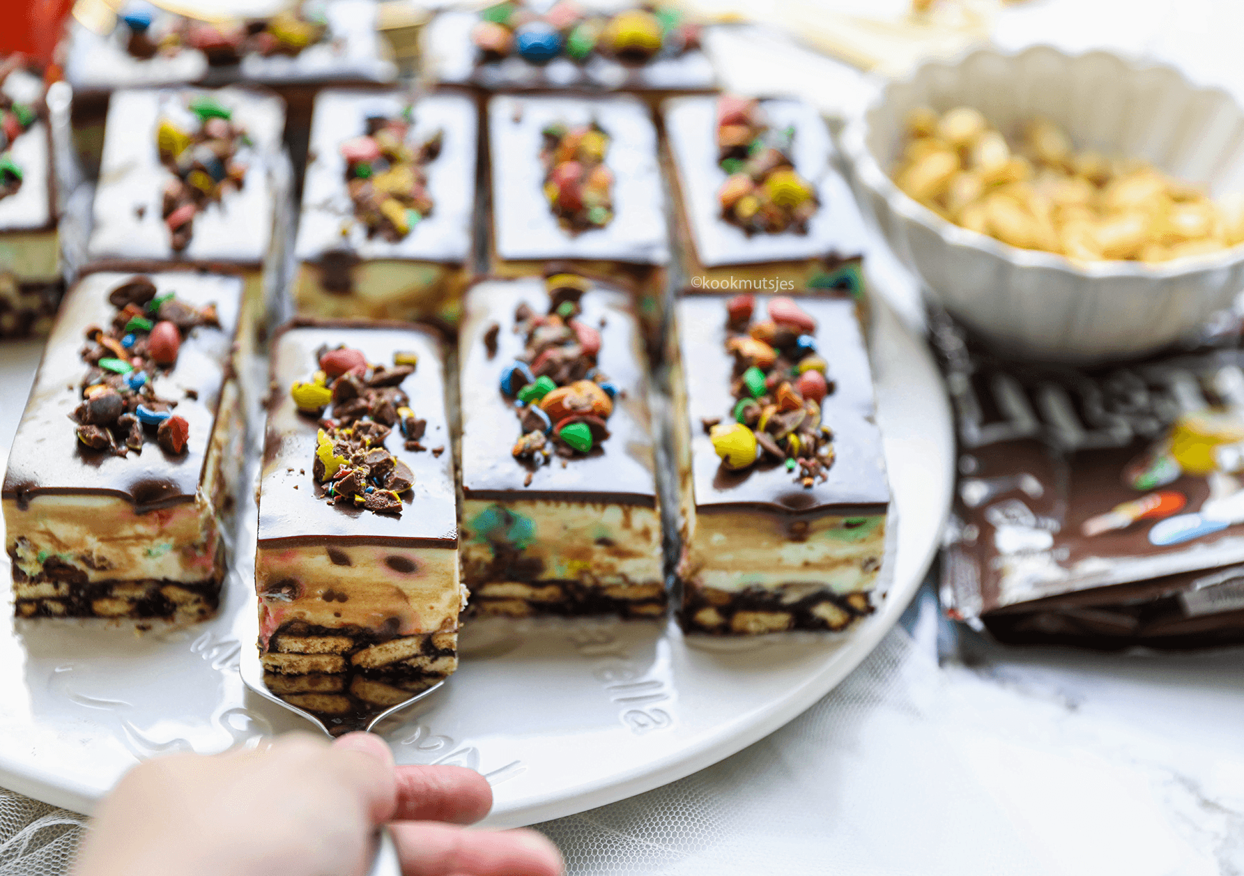 M&M dessert Kookmutsjes