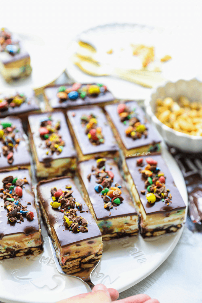 M&M dessert eindtresultaat Kookmutsjes