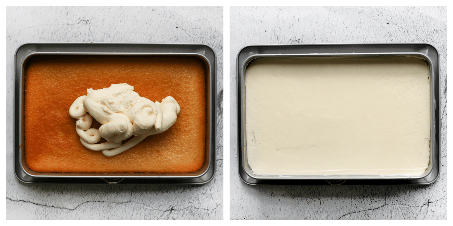 Room verdelen over de cake