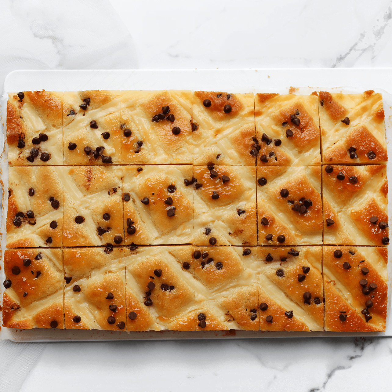 Cake snijden in stukken