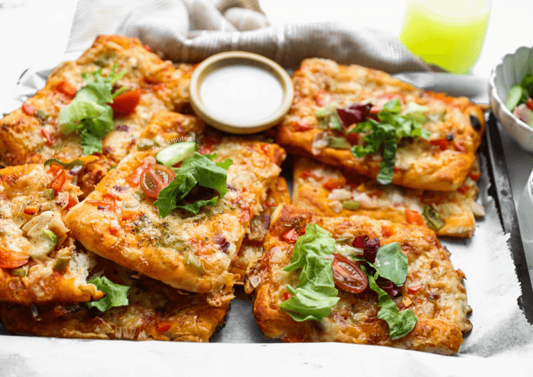 Zachte groentepizza’s