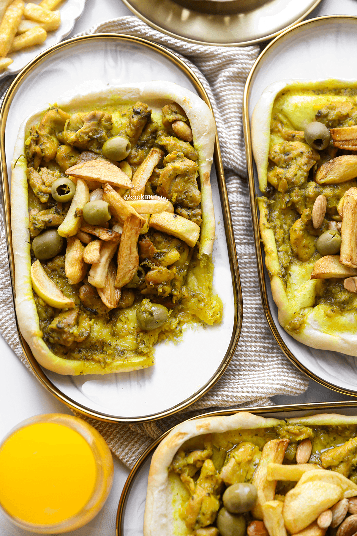 Marokkaanse kip met brood uit de oven eindresultaat Kookmutsjes