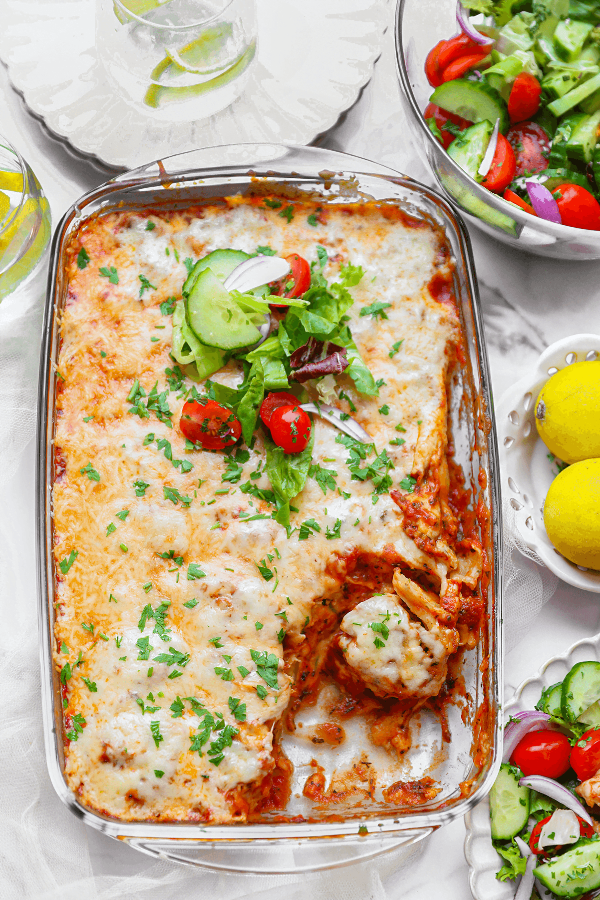 Gehaktrollen ovenschotel eindresultaat Kookmutsjes