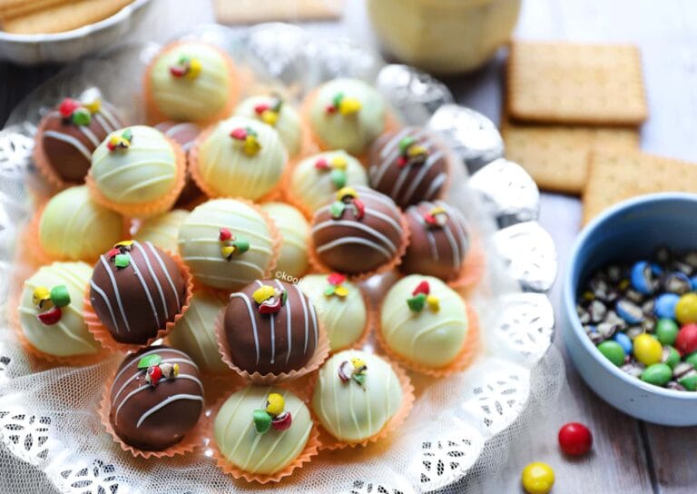 Truffles With Chocolate Nuts