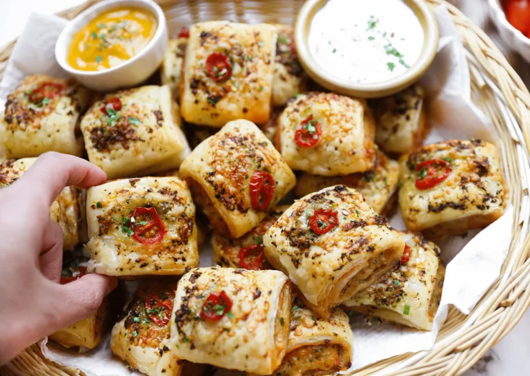 Makkelijke Kip Pesto Hapjes