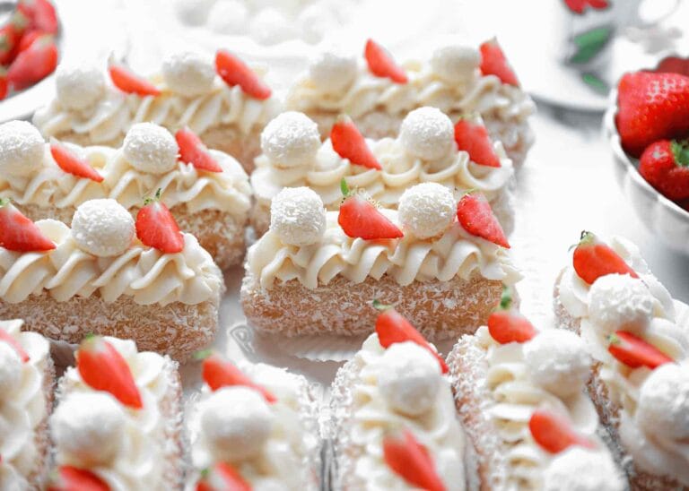 White Chocolate Coconut Desserts (No Bake)