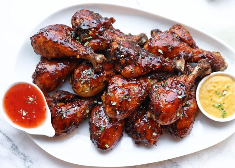 Sticky Chicken Drumsticks From The Oven