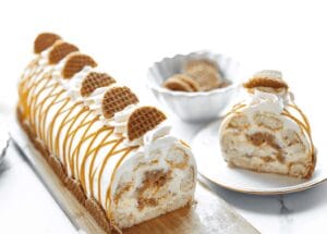 Stroopwafel Rolcake (No Bake)