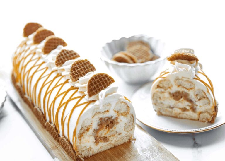 Stroopwafel Rolcake (No Bake)