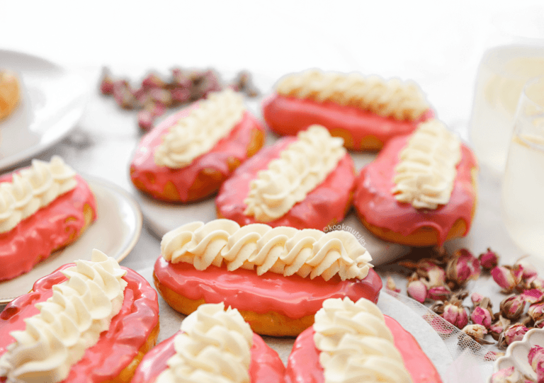 Tompouce gevulde zoete broodjes