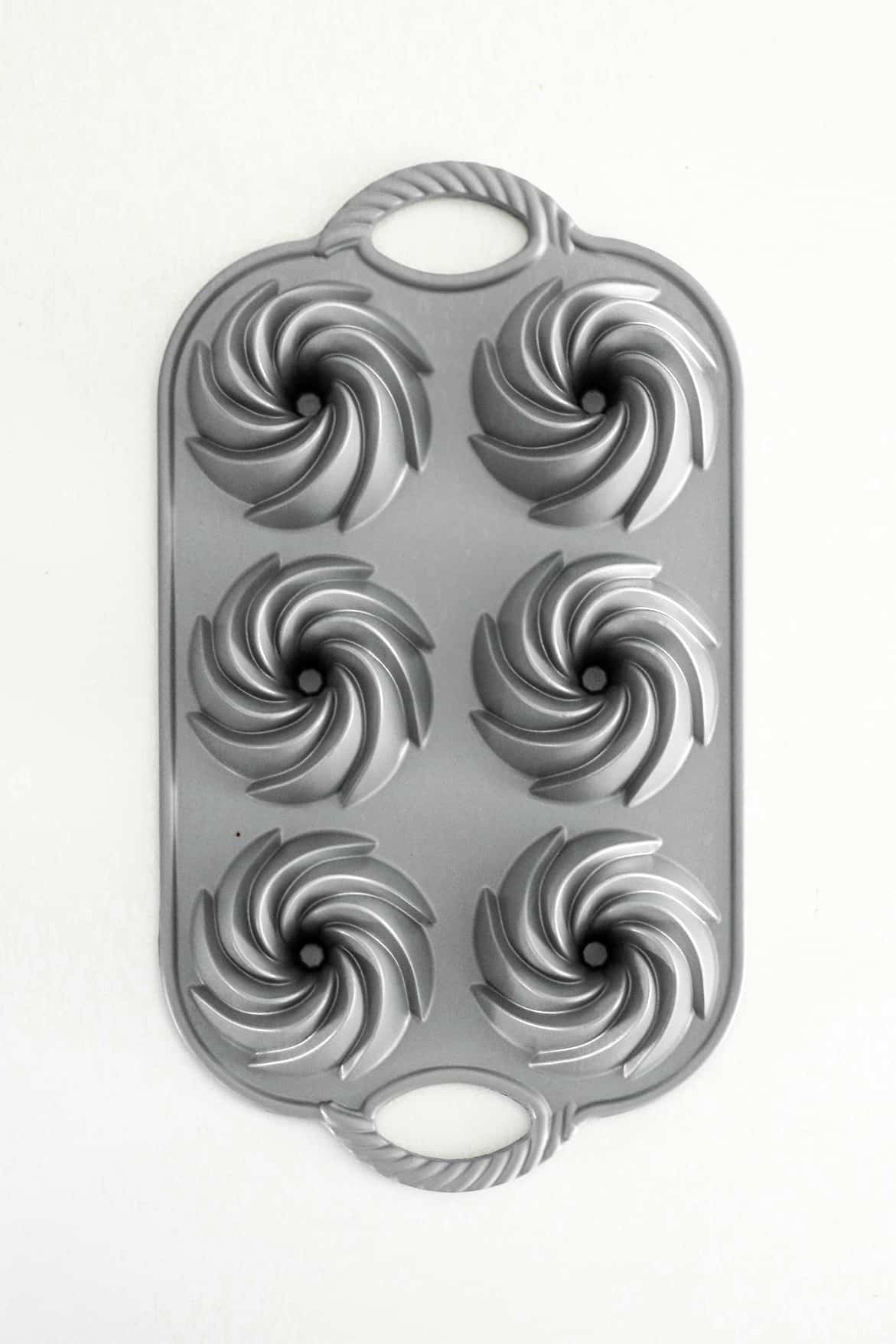 Mini swirl tulband bakvorm