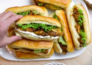 Brioche Bread With Chicken Thighs