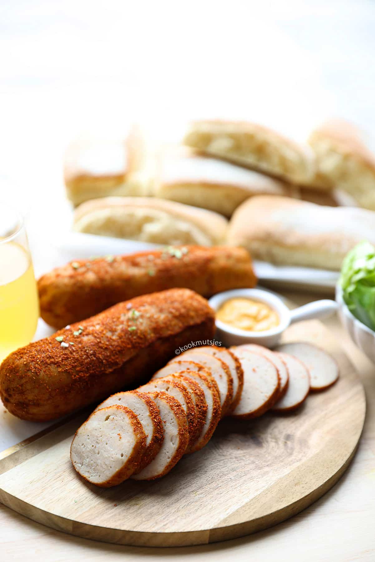 Kip grillworst eindresultaat Kookmutsjes