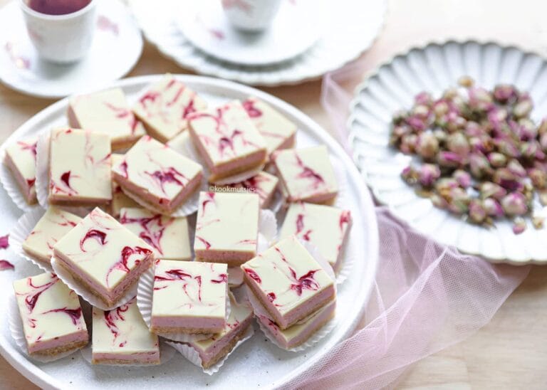 No Bake Raspberry Cookies