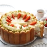 No bake aardbeien taart Kookmutsjes