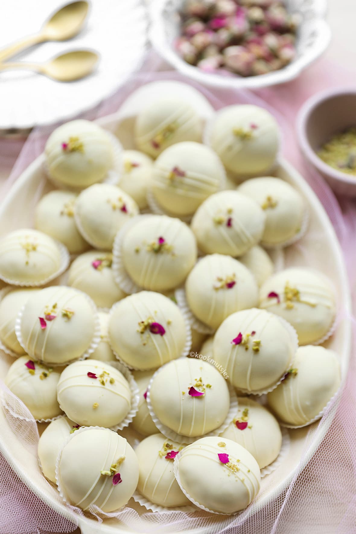 Pistache Chocoladekoekjes eindresultaat Kookmutsjes