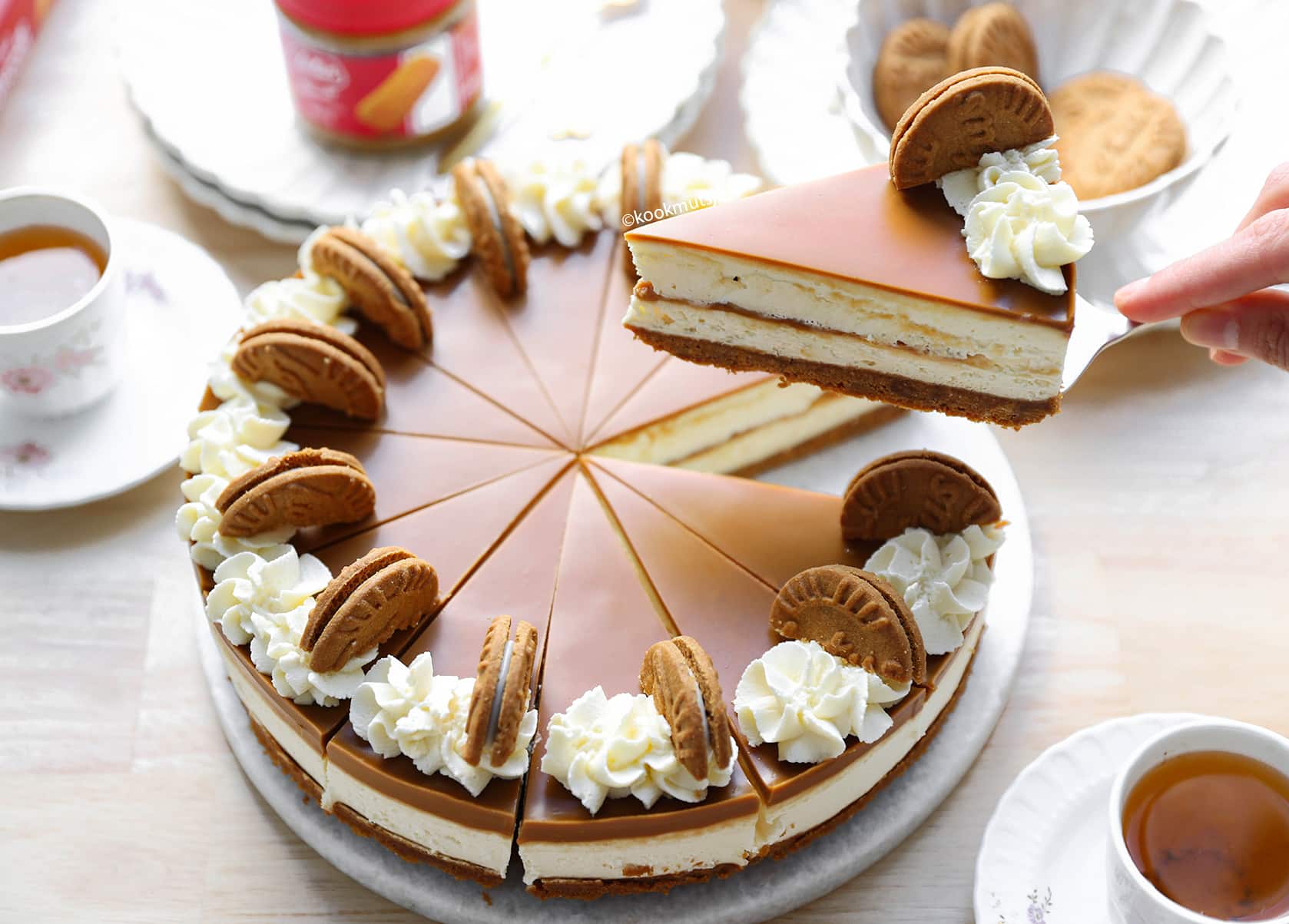 No Bake Speculoos Cheesecake Kookmutsjes