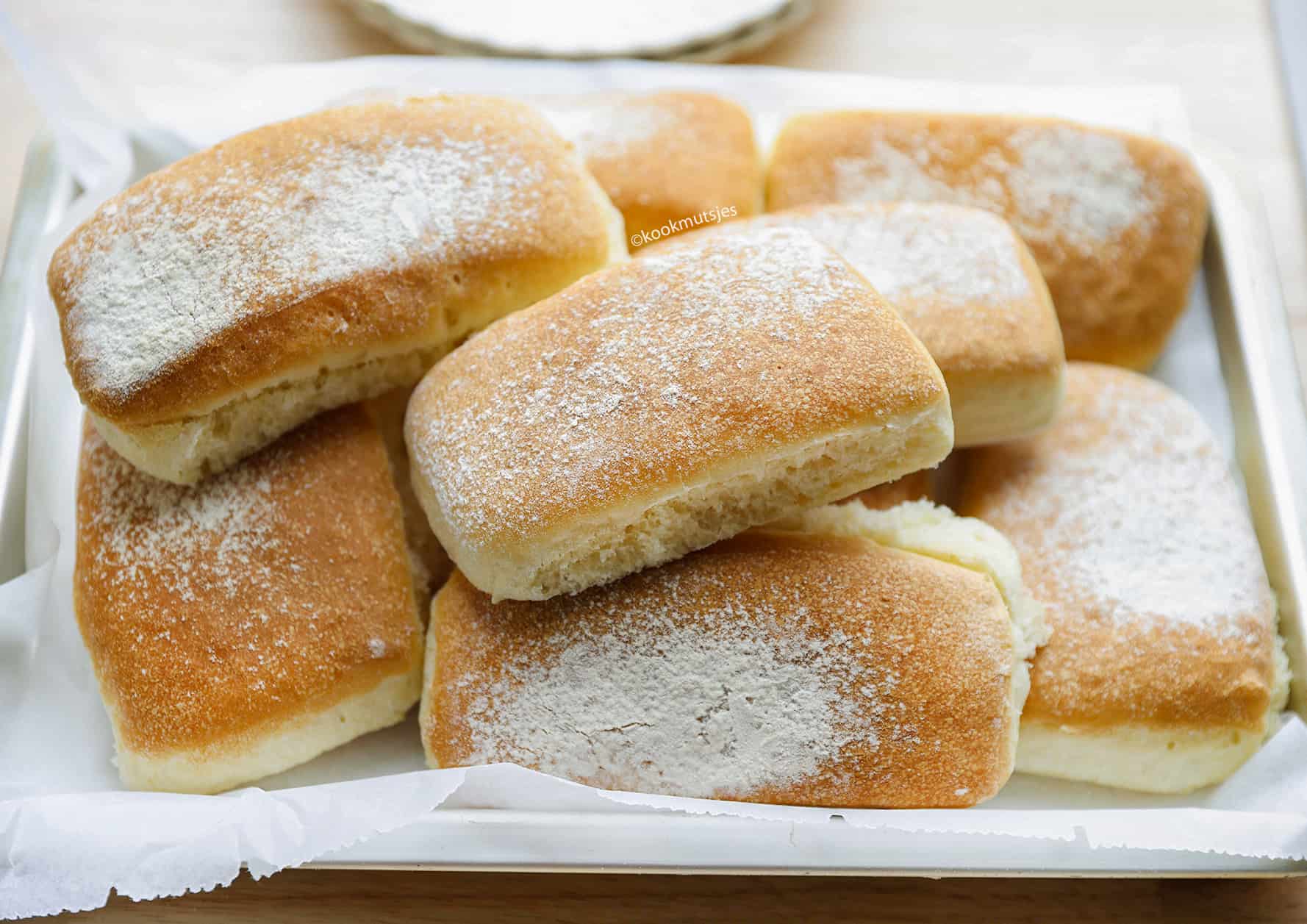 Zachte ciabatta Kookmutsjes