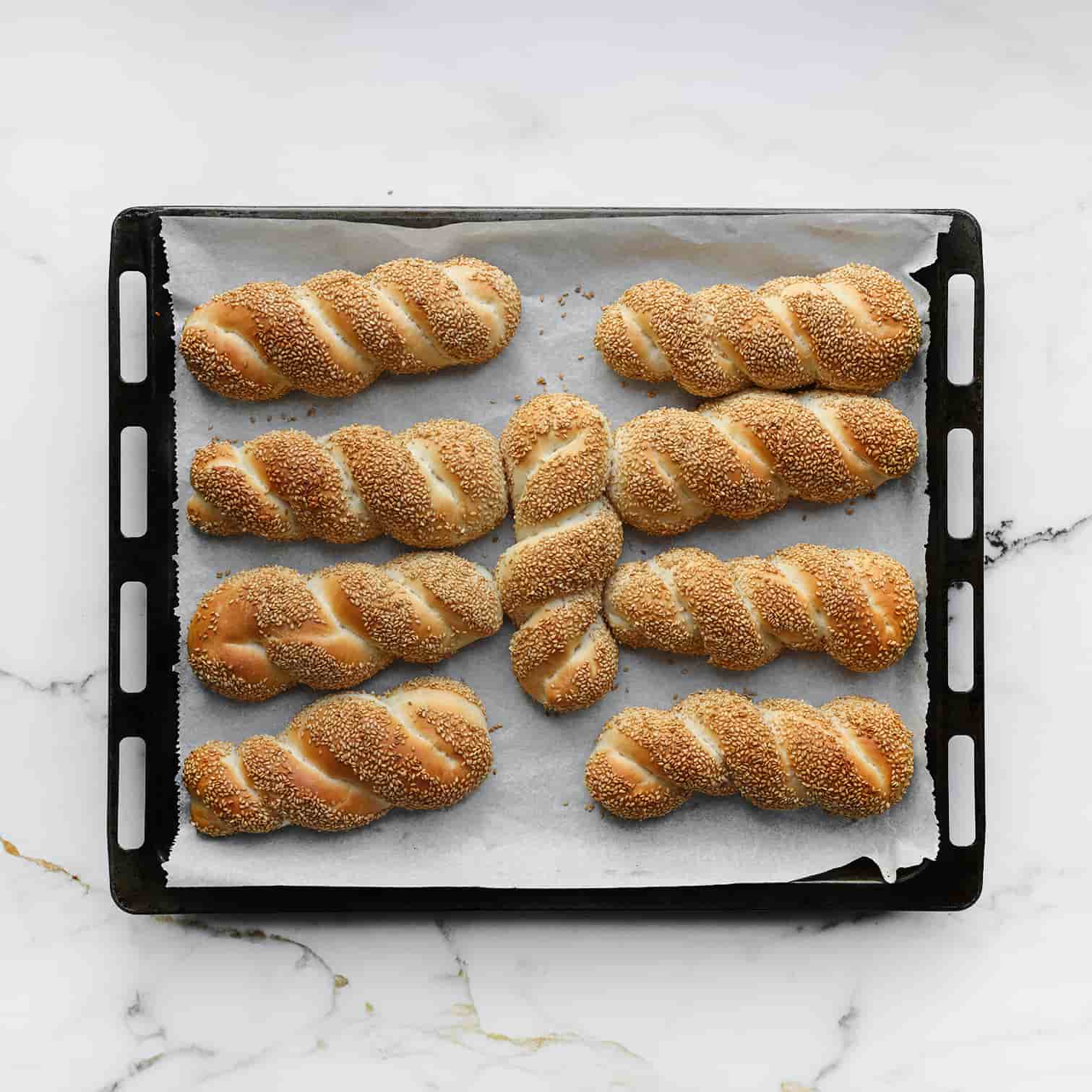 Broodjes bakken in de oven