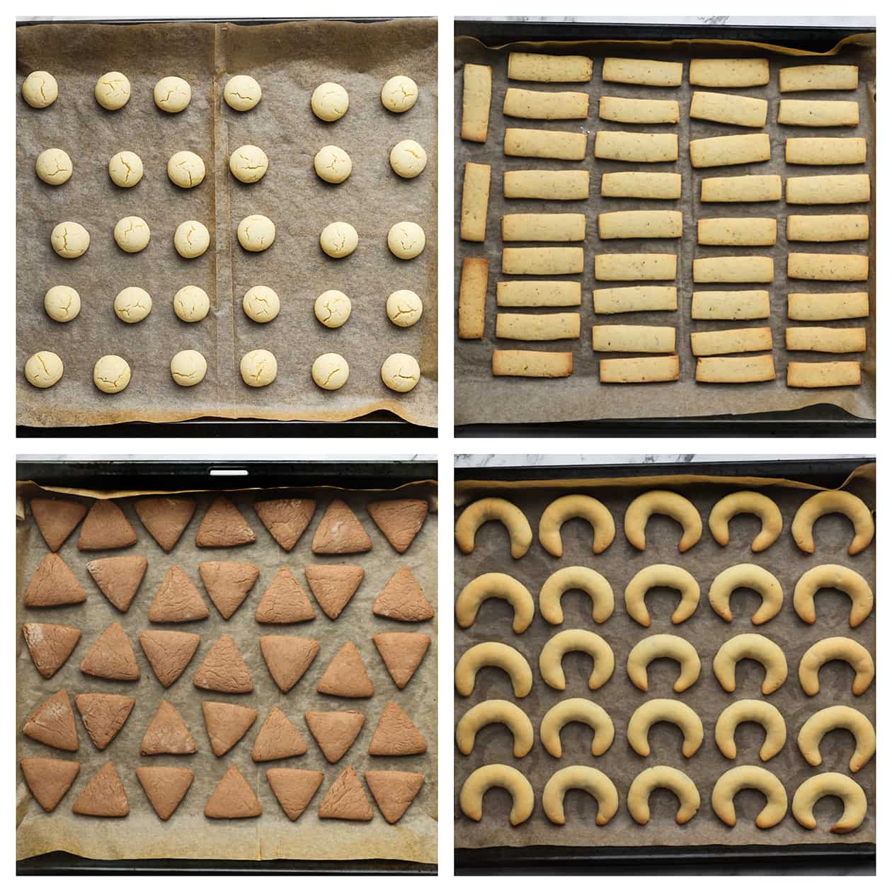 Koekjes gaar bakken in de oven