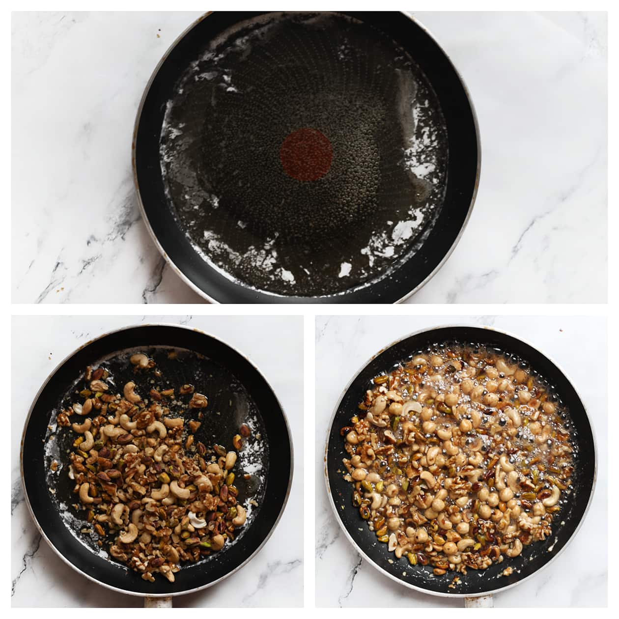 Notenmengsel karmaliseren