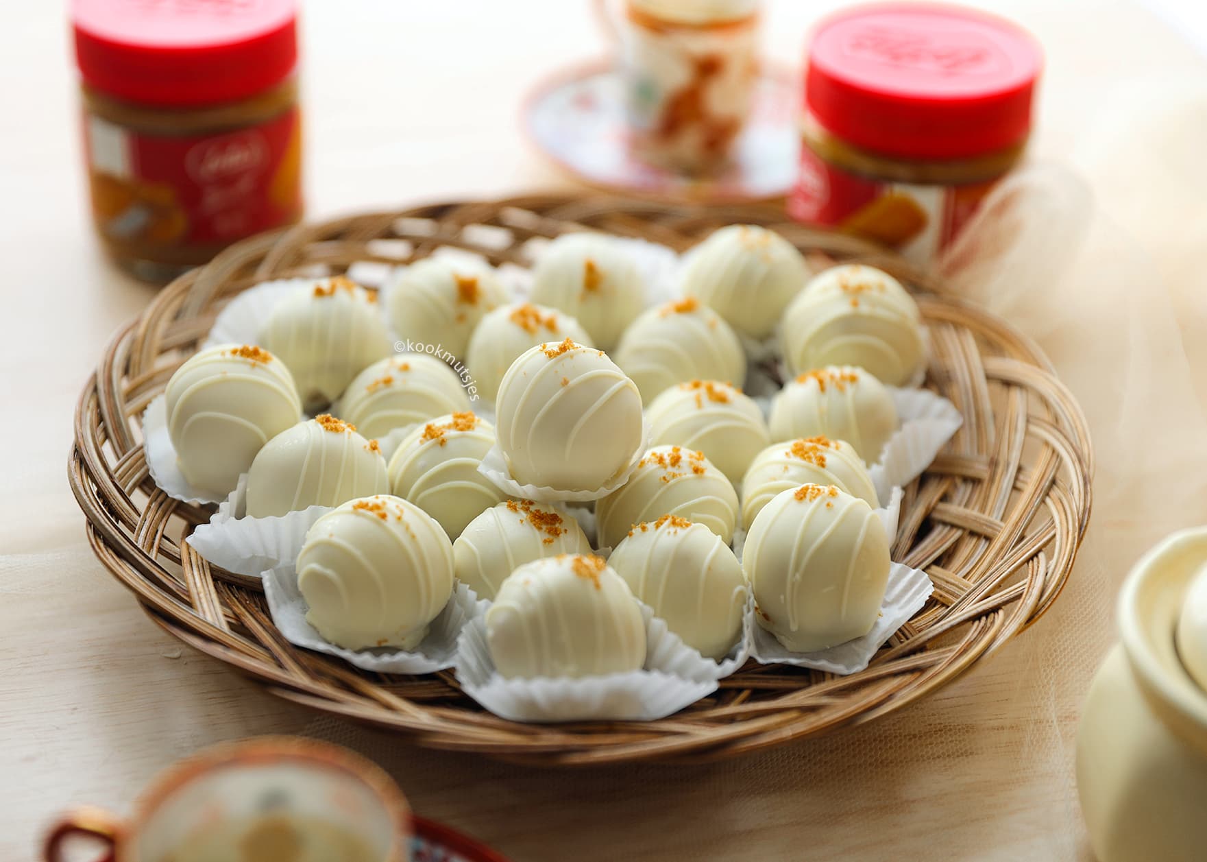 Speculoos Bonbons met Witte Chocolade