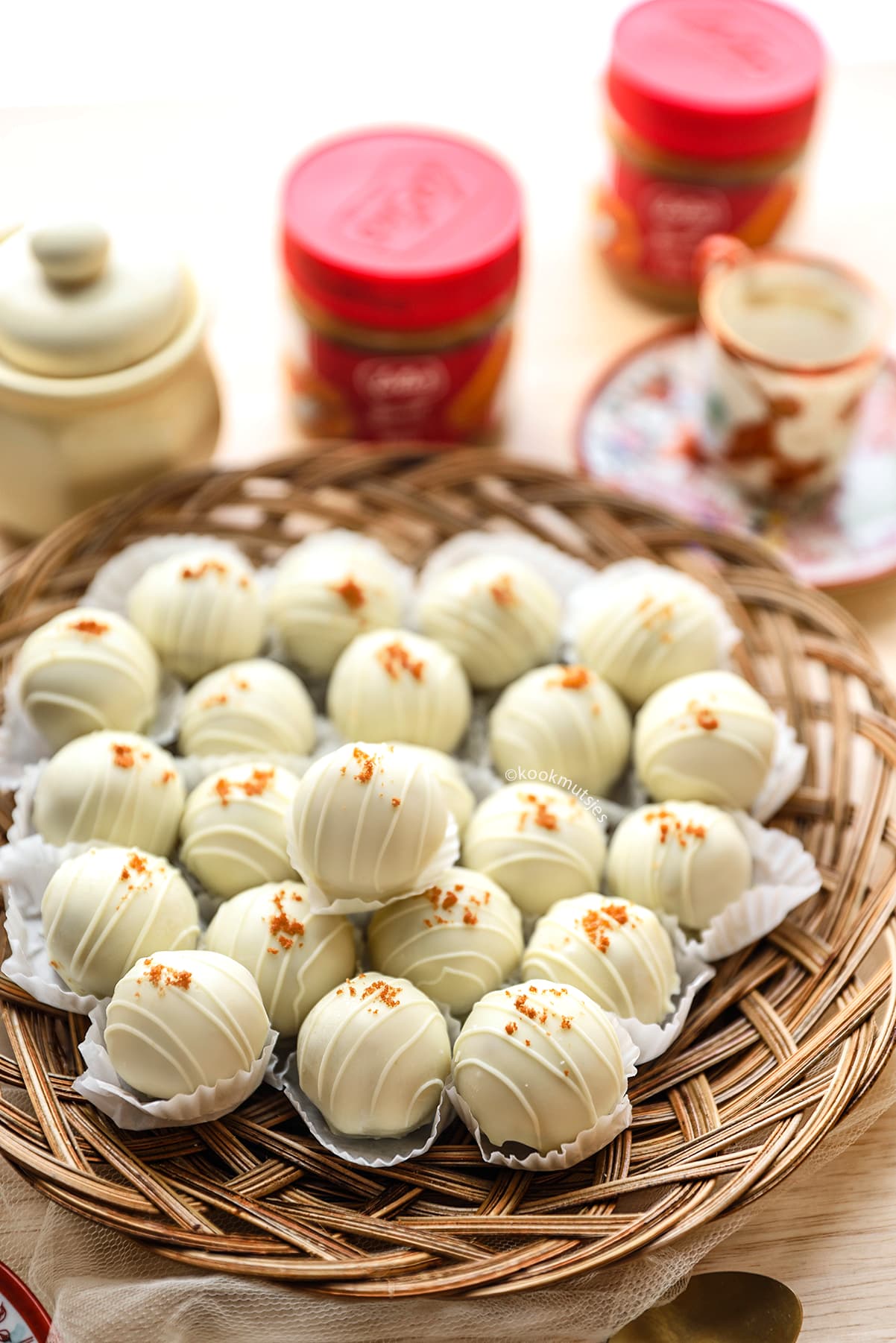 Speculoos bonbons eindresultaat Kookmutsjes