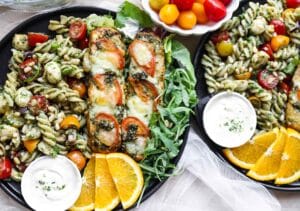 Kip Pesto met Pestosalade Kookmutsjes