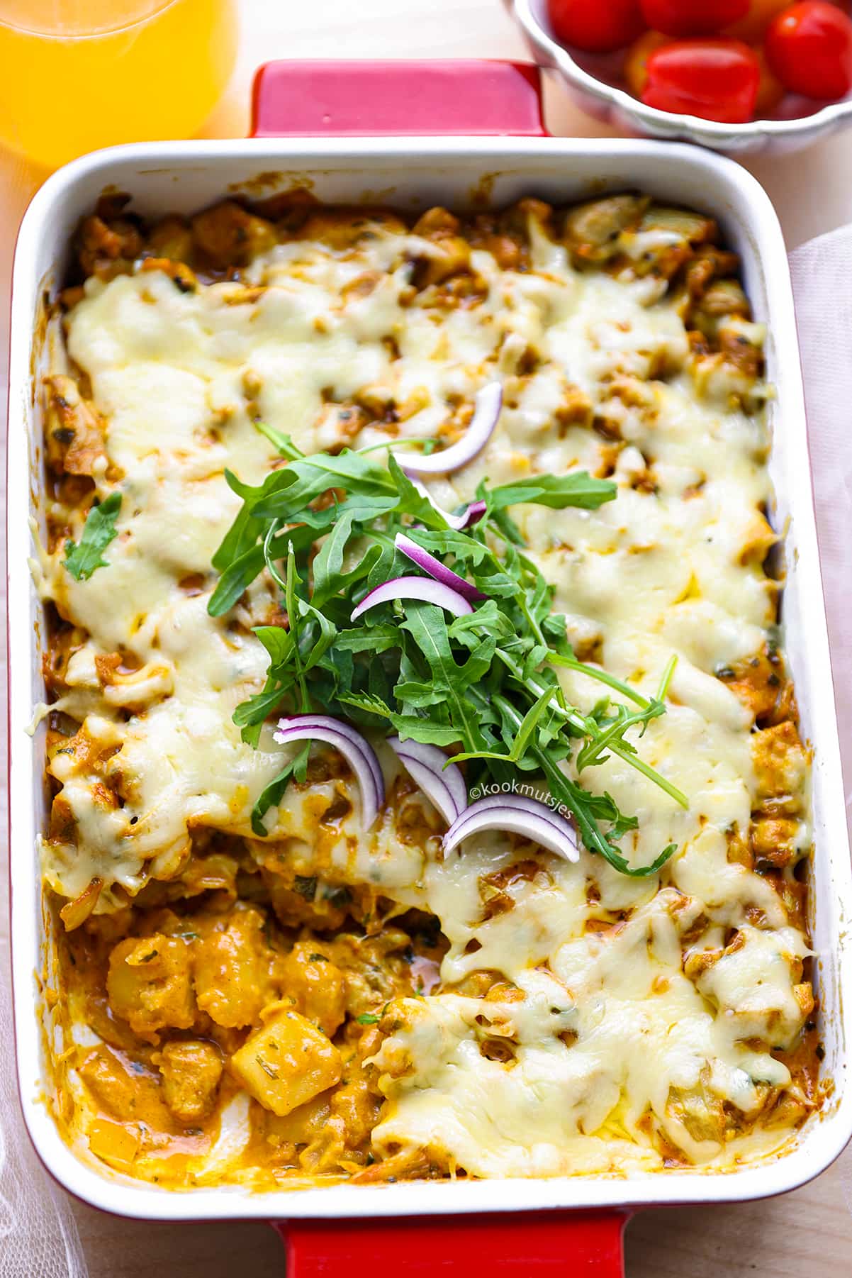 Kip aardappelschotel eindresultaat Kookmutsjes