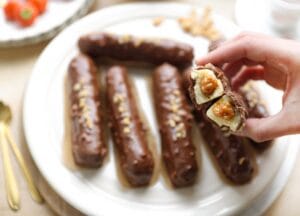 Pinda-chocolade cheesecakes Kookmutsjes