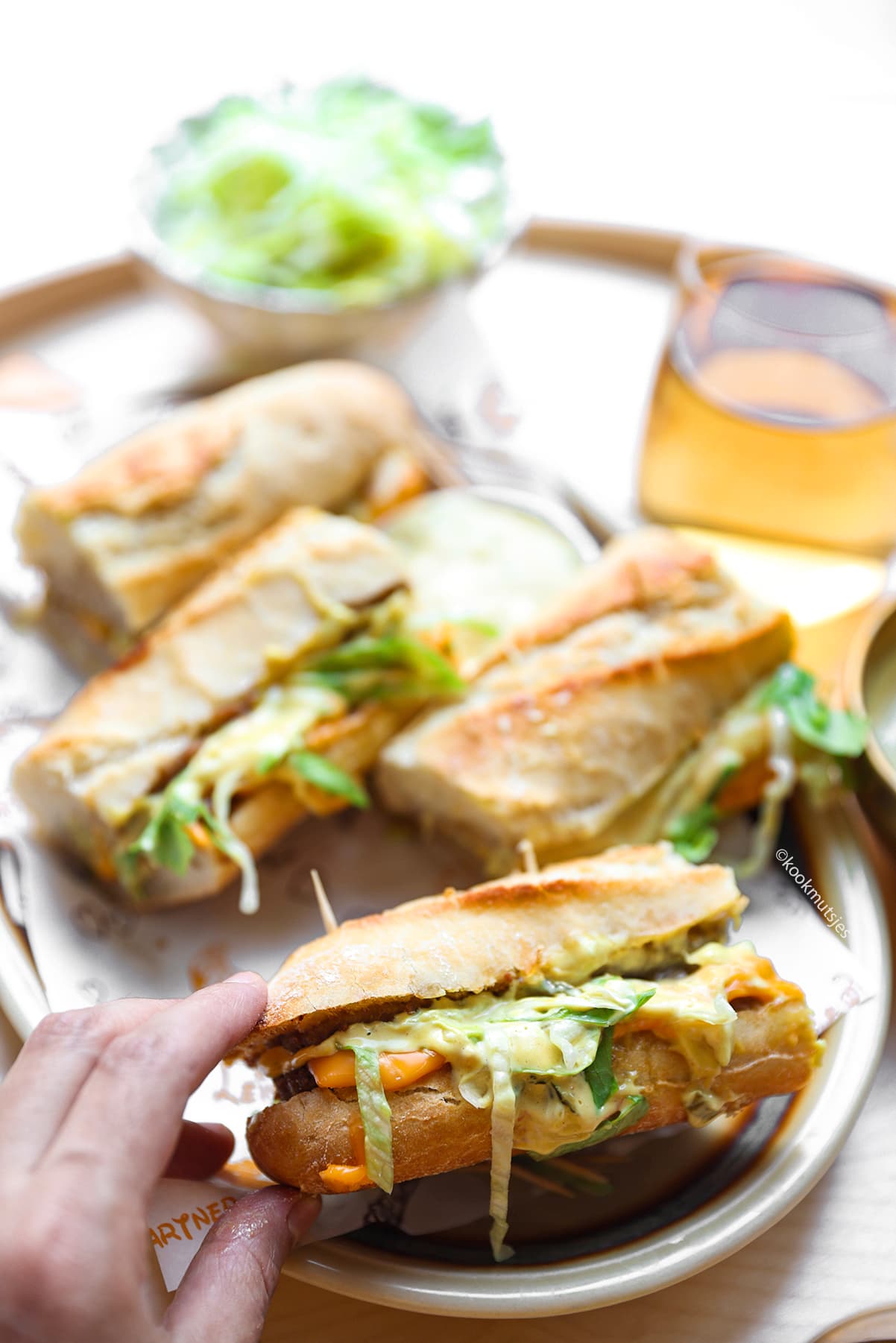 Big Mac Baguette eindresultaat Kookmutsjes