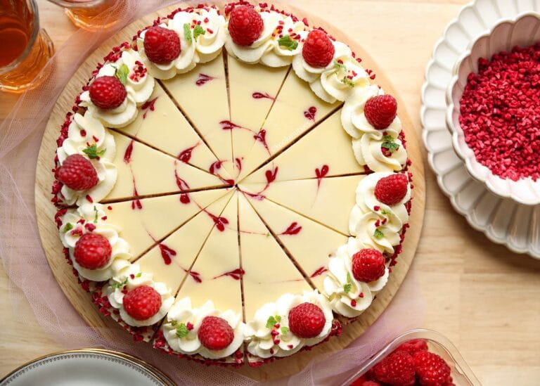 No Bake Raspberry dessert