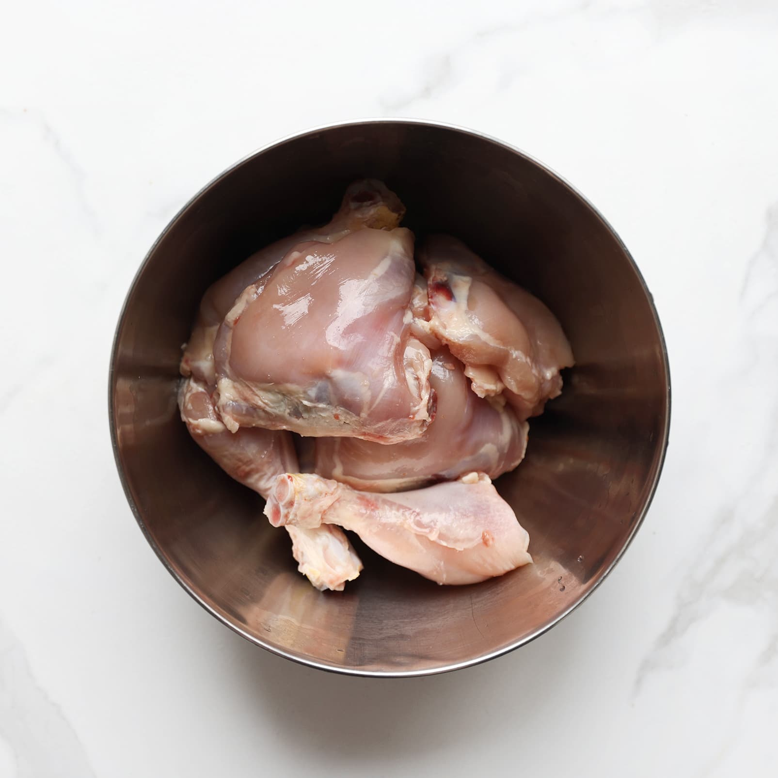 Kip wassen en ontvellen