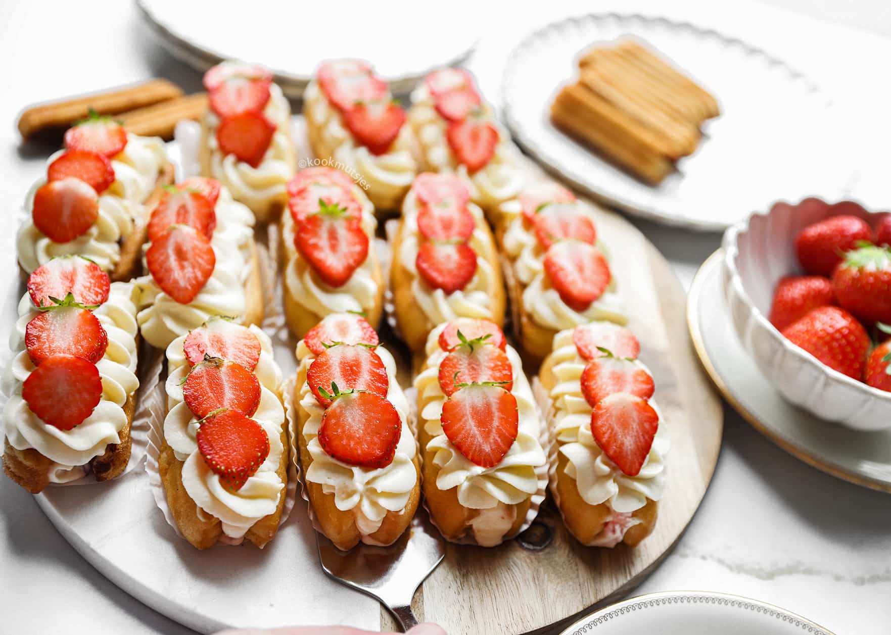 No Bake Strawberry Shortcake