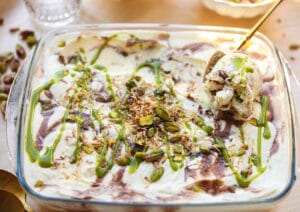 Pistachio Kadayif Ice Cream