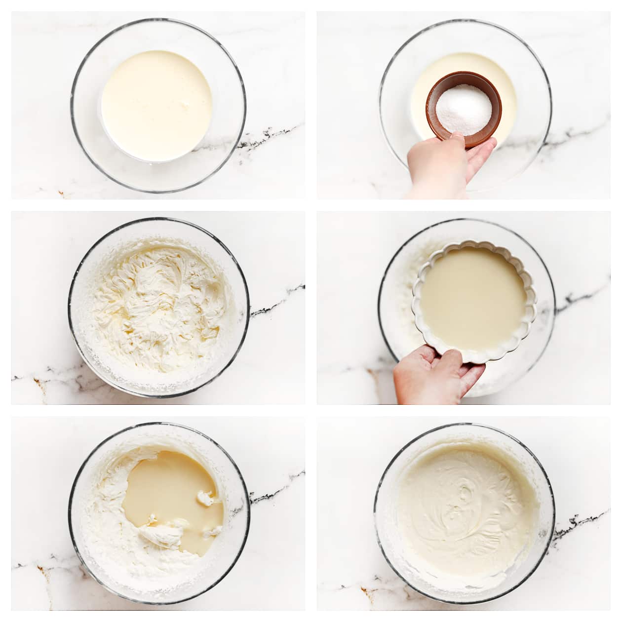 Room mixen in een kom